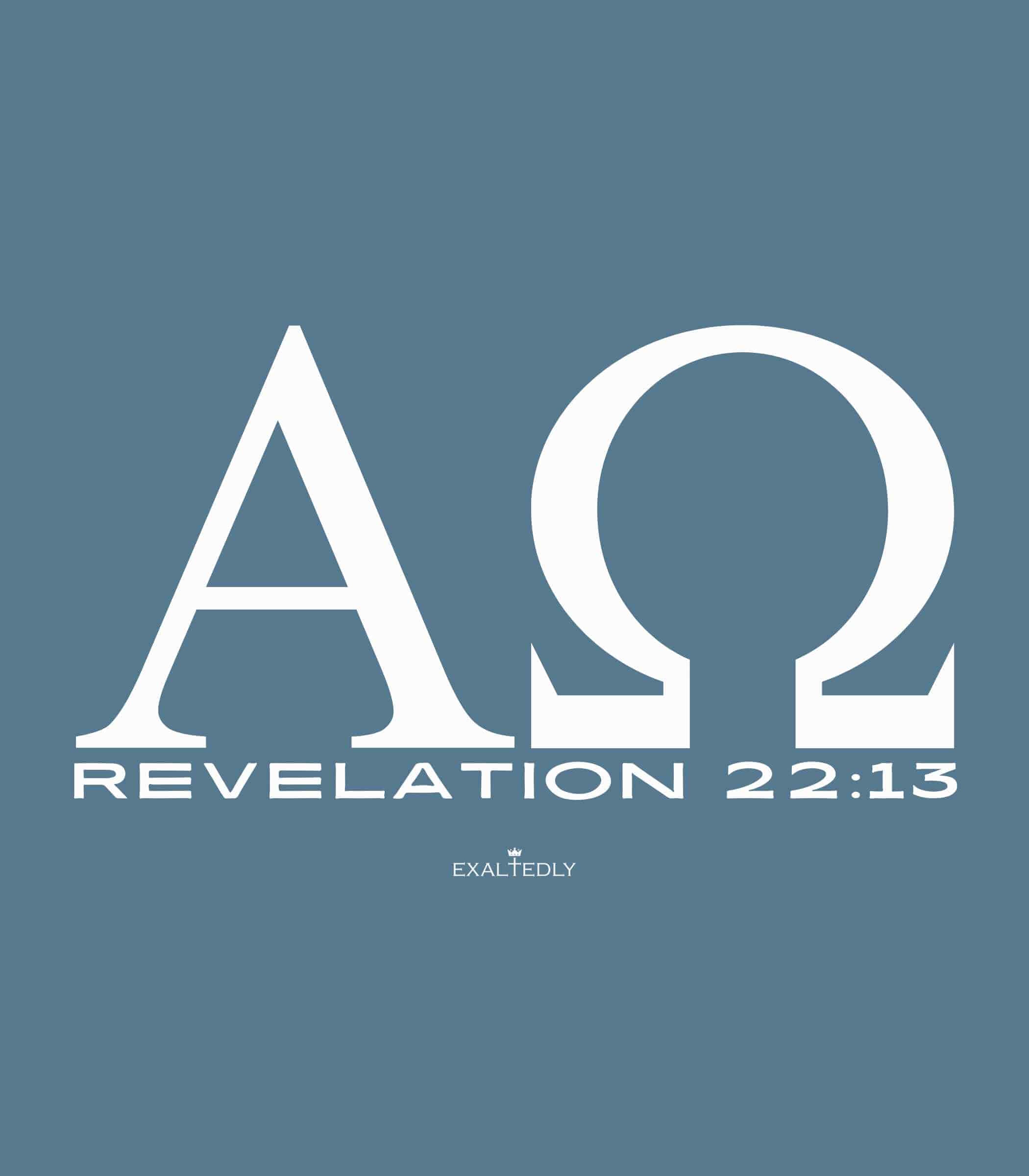Alpha Omega Men's Tee - Hover