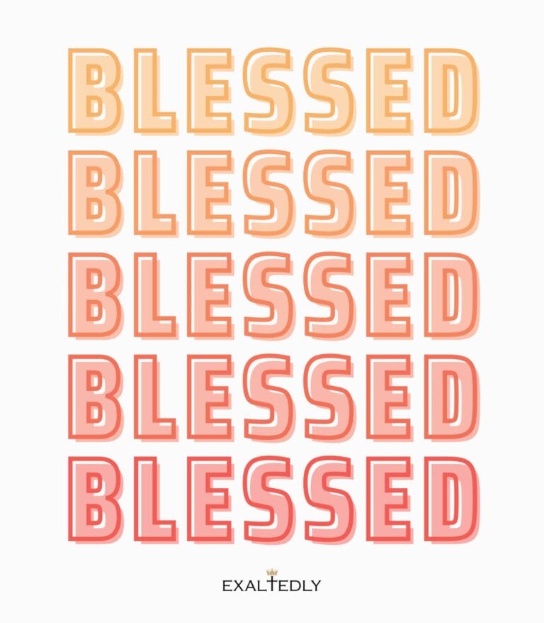 Blessed Stacked Women's Tee