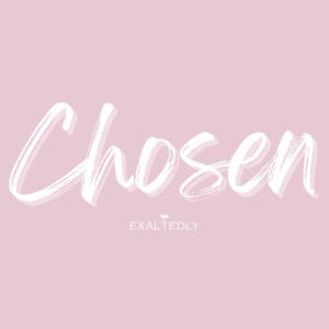 Chosen Script Girl's Tee