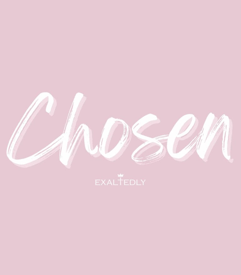 Chosen Script Girl's Tee