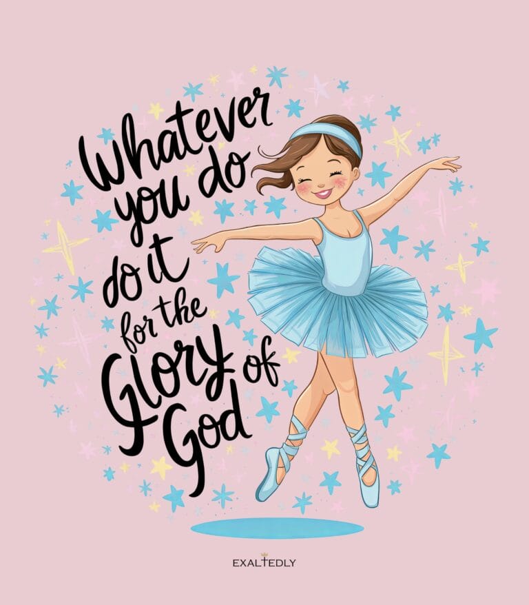 Do it for the Glory of God - Ballerina - Girl's Tee