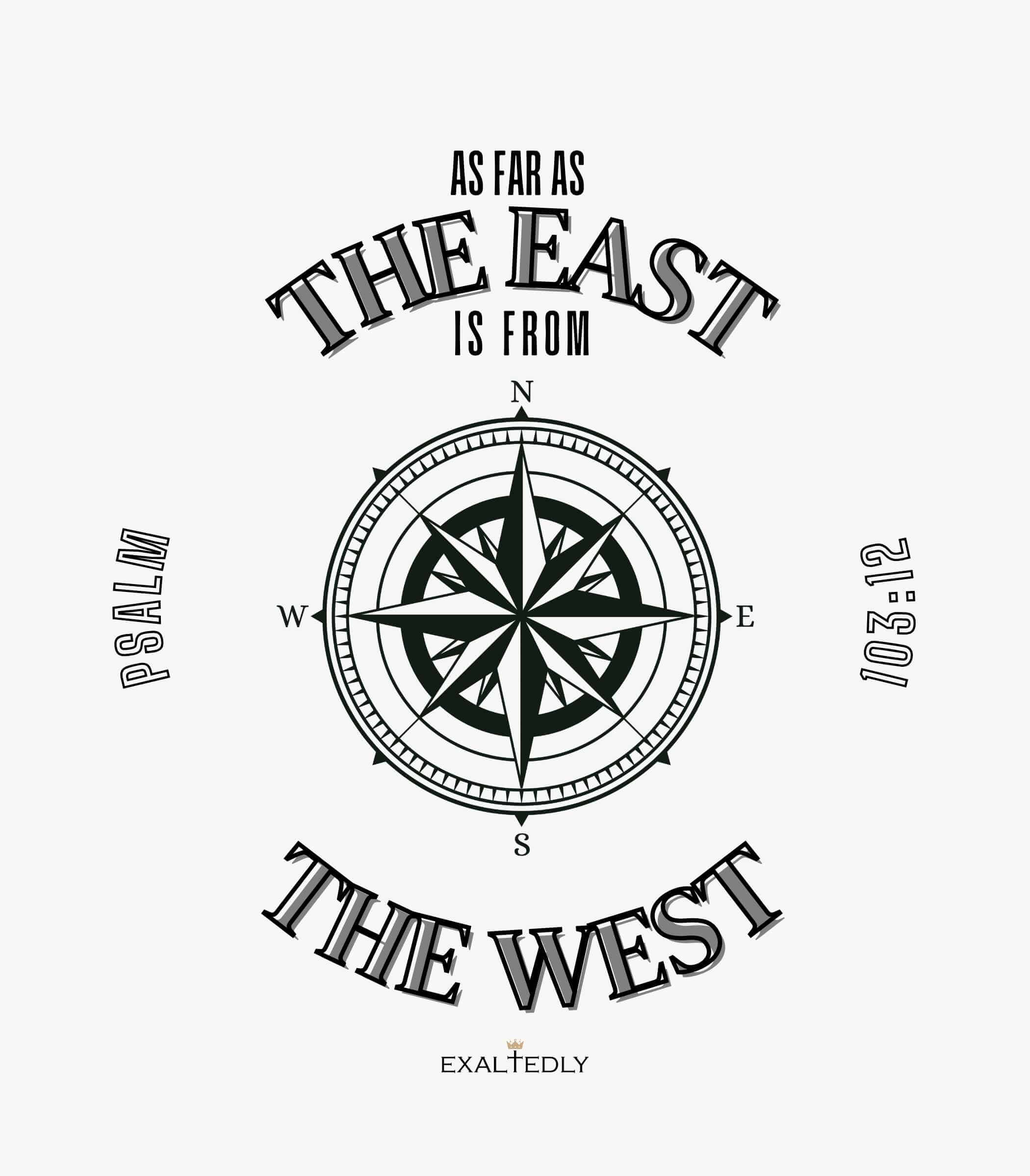 East From West Men's Tee - Hover