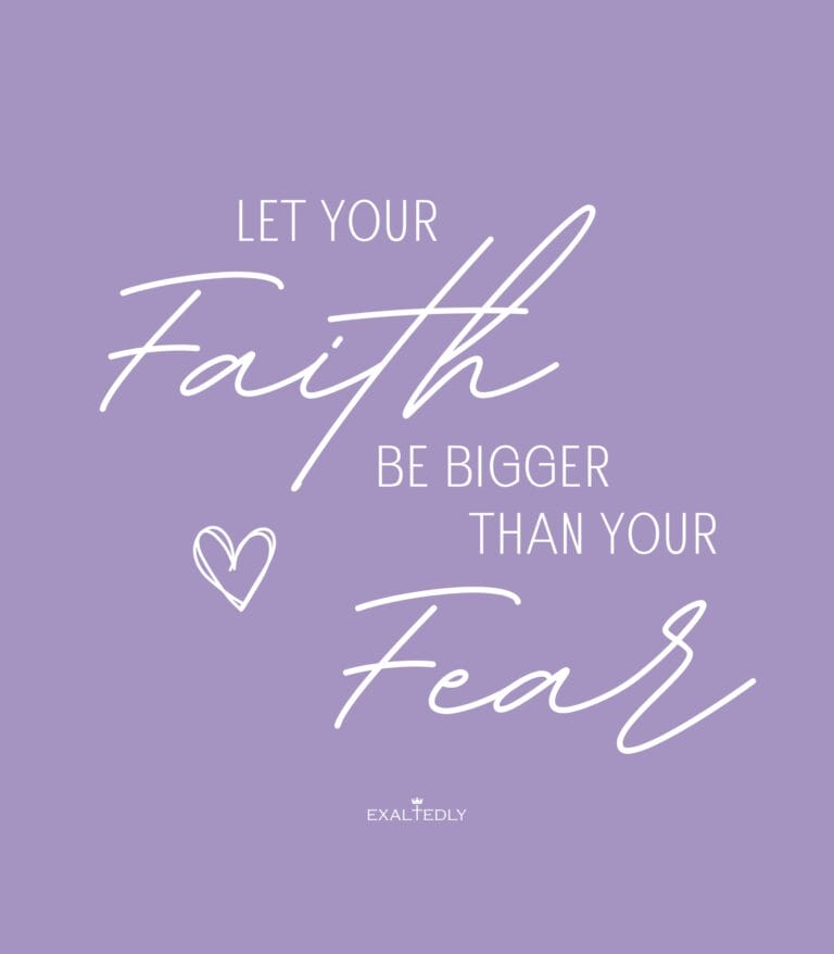 Faith Bigger Than Fear Women's Tee