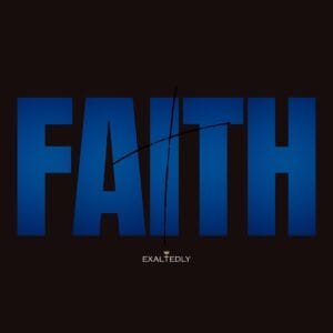 Faith Etched Cross Men's Tee