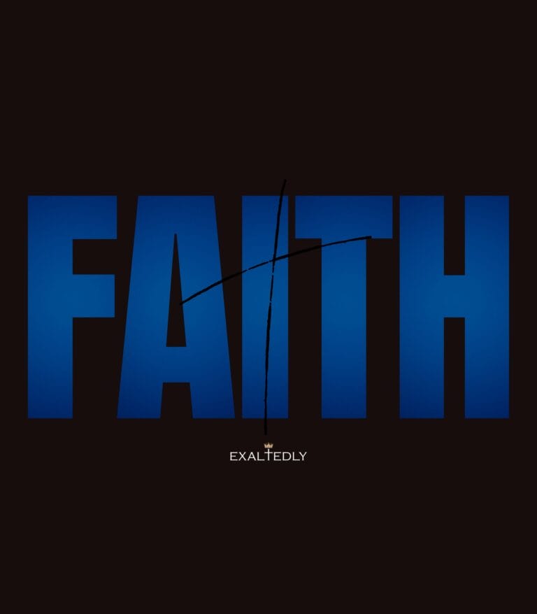 Faith Etched Cross Men's Tee