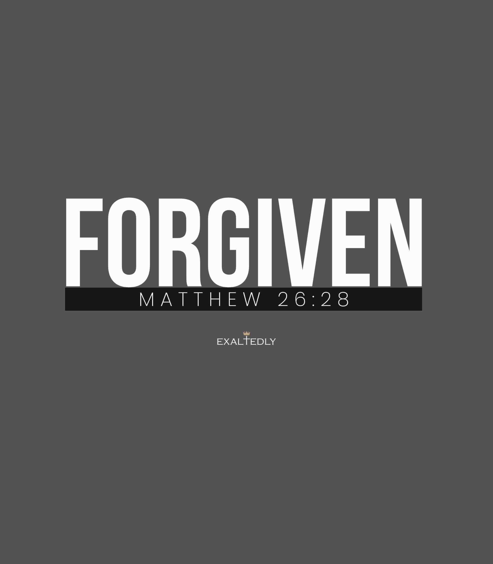 Forgiven Men's Tee - Hover