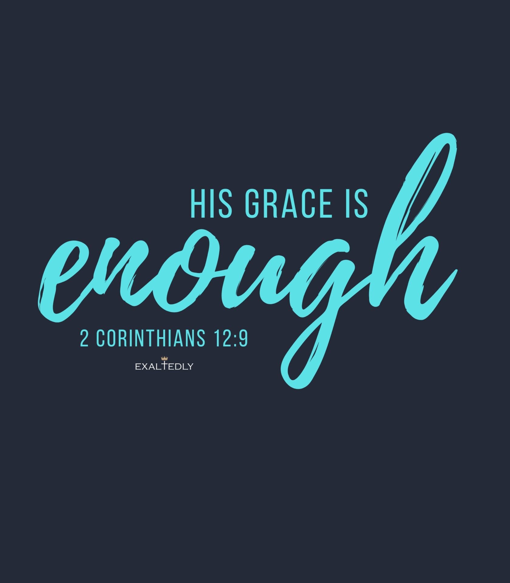 His Grace Is Enough Women's Long Sleeve Tee - Hover