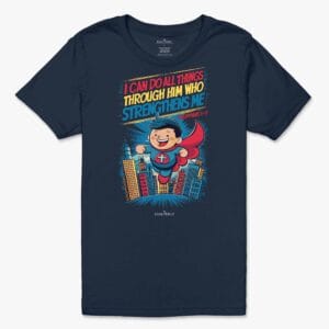I Can Do All Things Superhero Boy's Tee