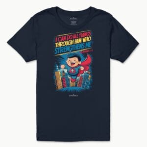 I Can Do All Things Superhero Boy's Tee