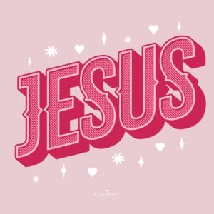 Jesus Sparkles Girl's Tee