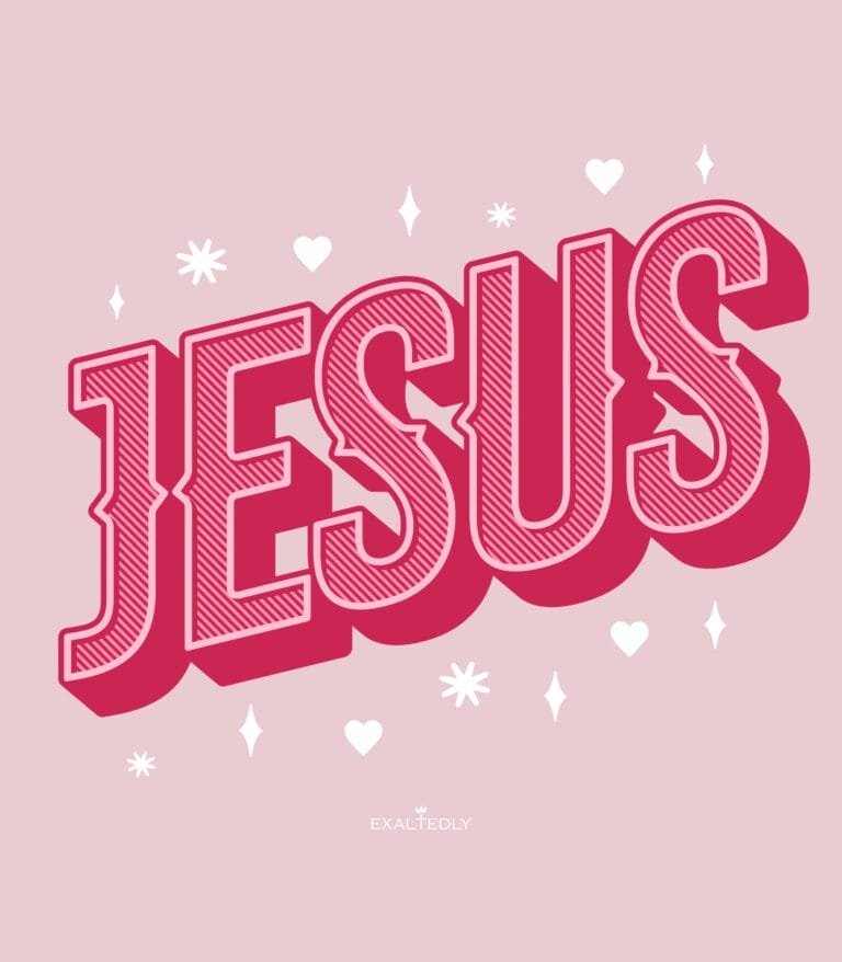 Jesus Sparkles Girl's Tee