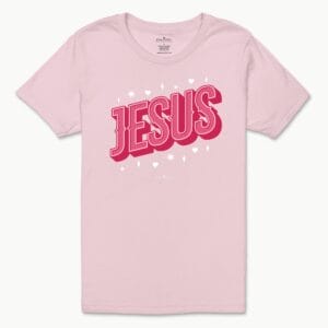 Jesus Sparkles Girl's Tee