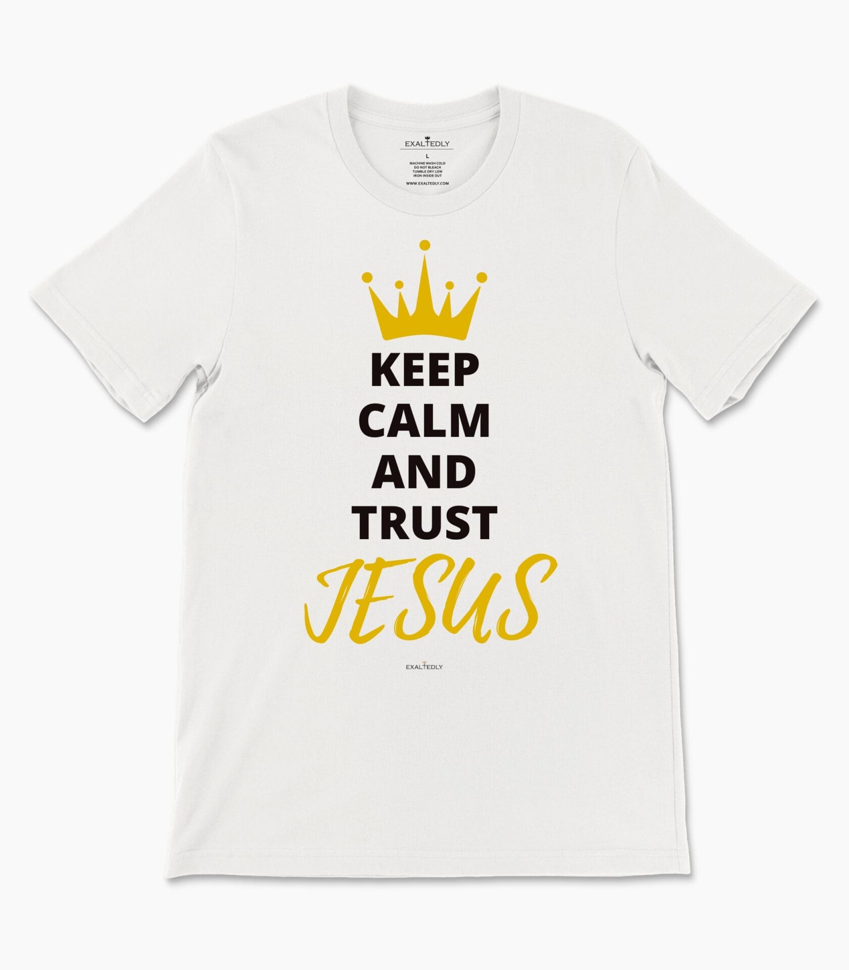 Keep Calm and Trust Jesus Women's Tee