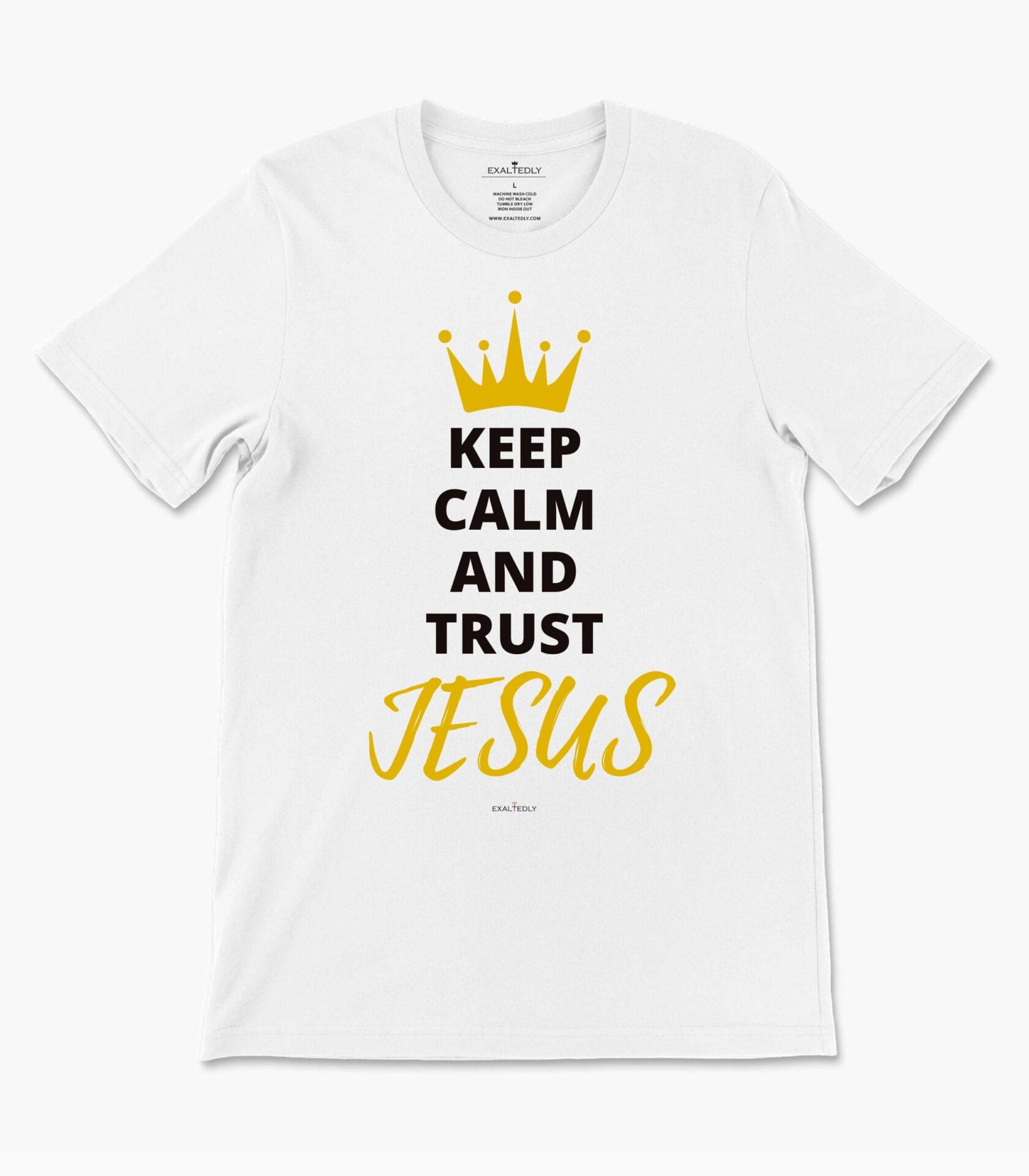 Keep Calm and Trust Jesus Women's Tee
