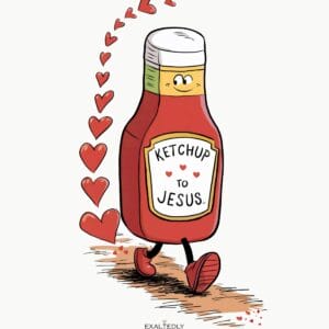 Ketchup to Jesus Kid's Unisex Tee