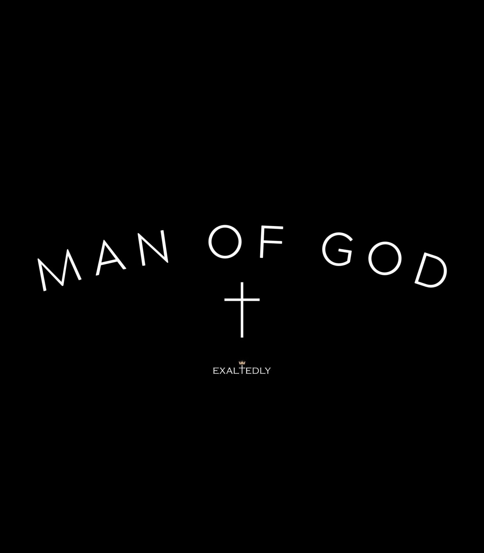 Man of God Men's Long Sleeve Tee - Hover