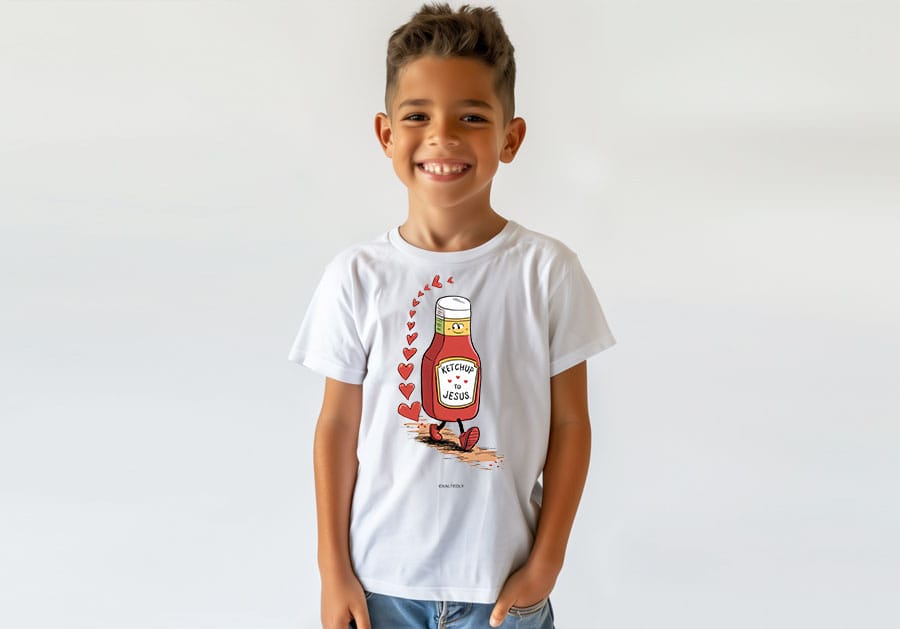 Ketchup to Jesus Kid's Unisex Tee