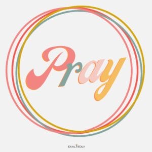 Pray Circles Women's Tee