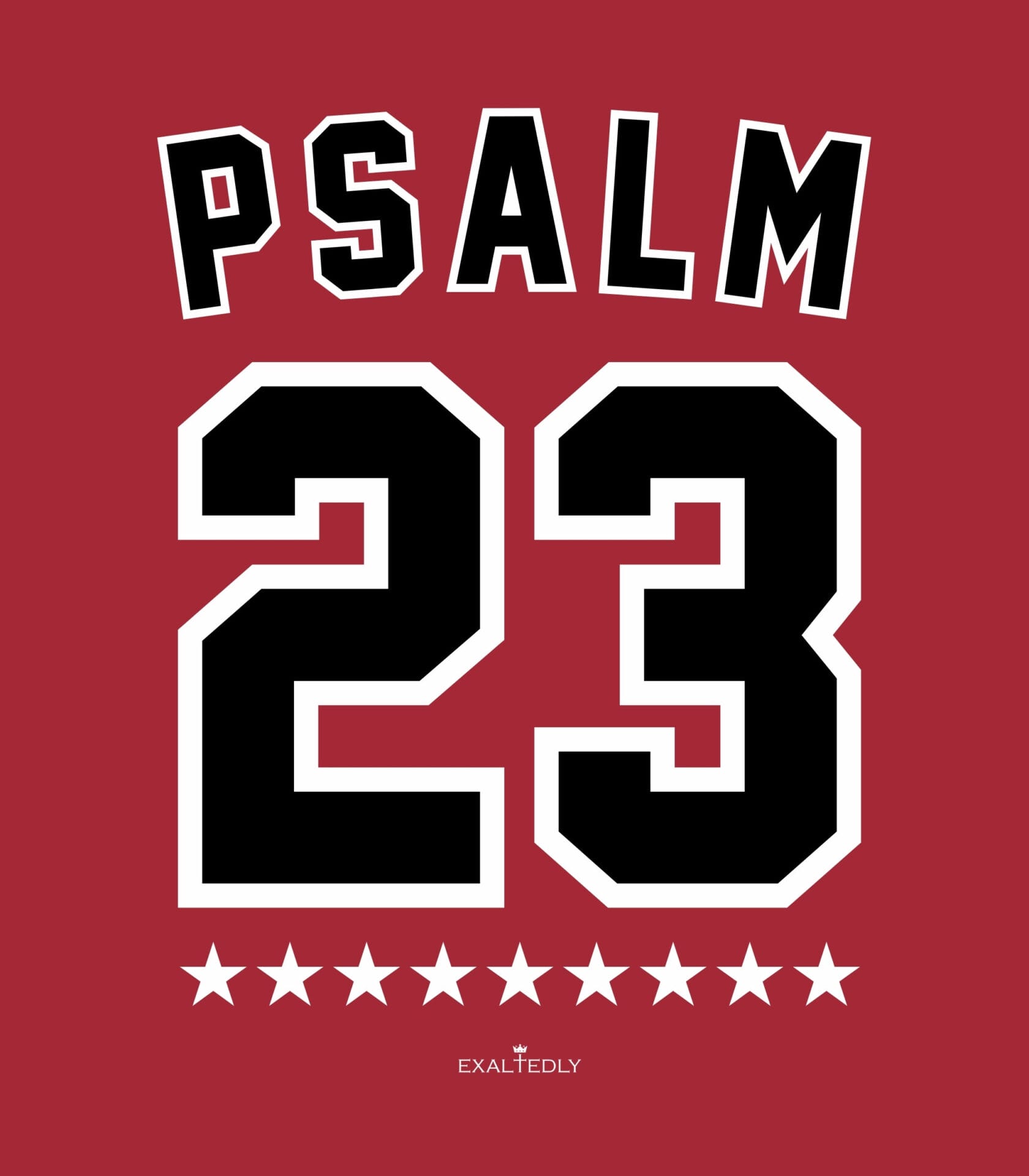 Psalm 23 Men's Tee - Hover