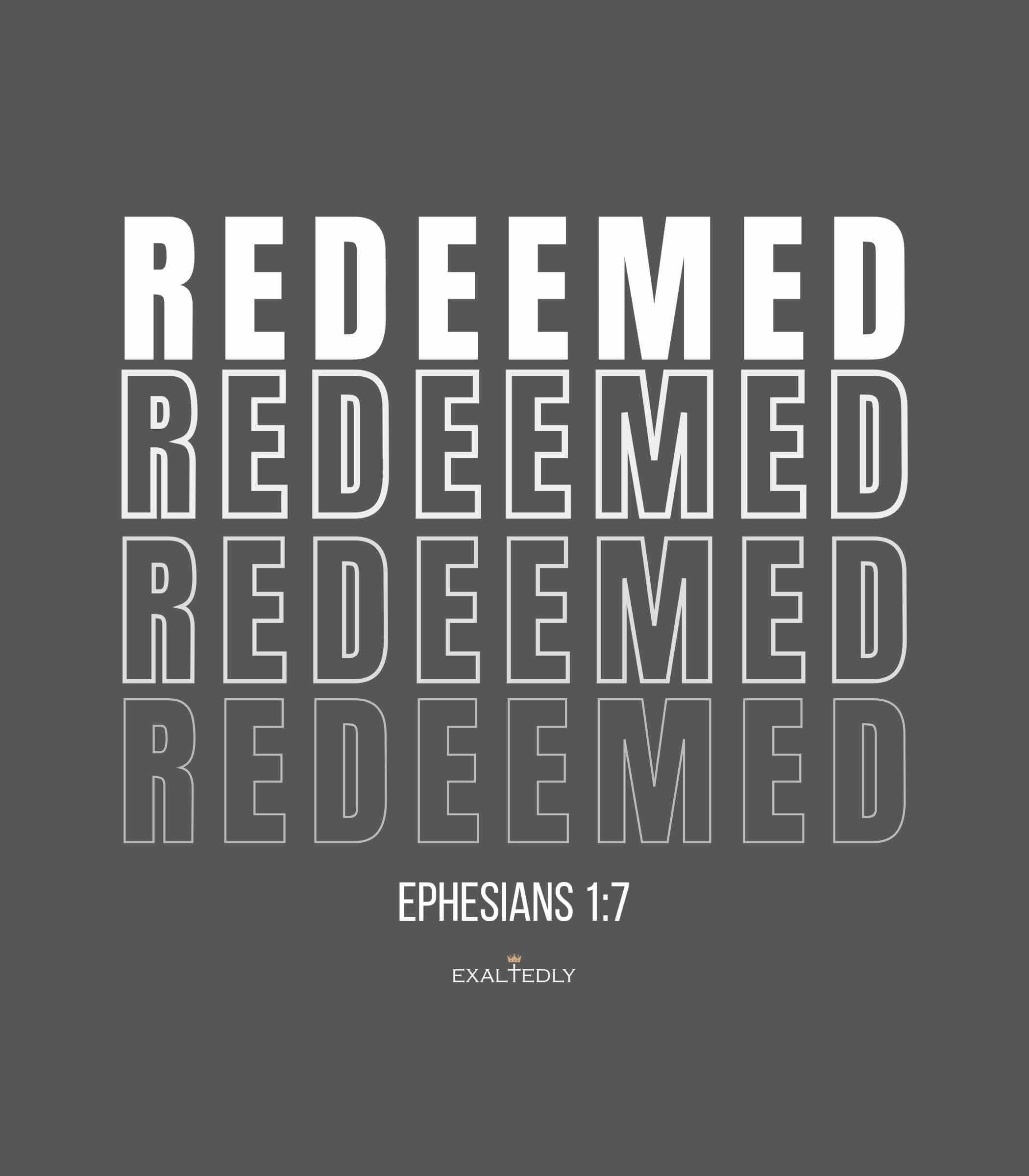Redeemed Stacked Unisex Tee - Hover