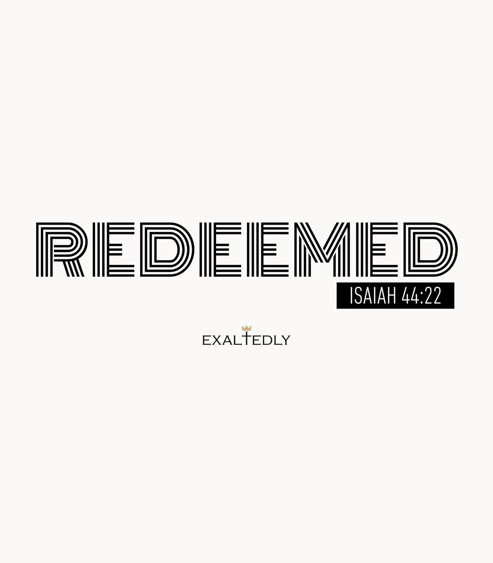 Redeemed Unisex Long Sleeve Tee - Hover