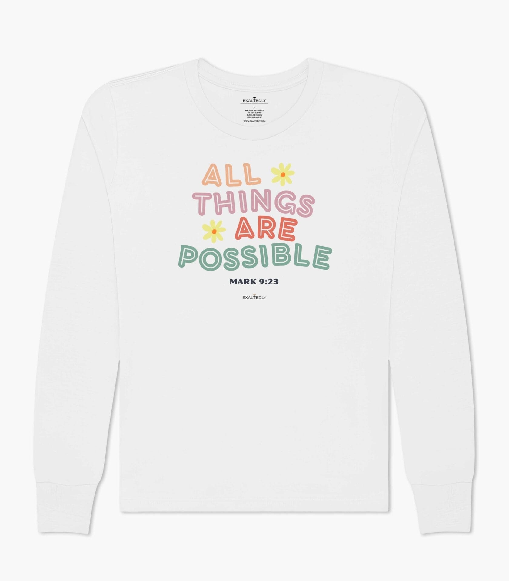 All Things Possible Girl's Long Sleeve Tee