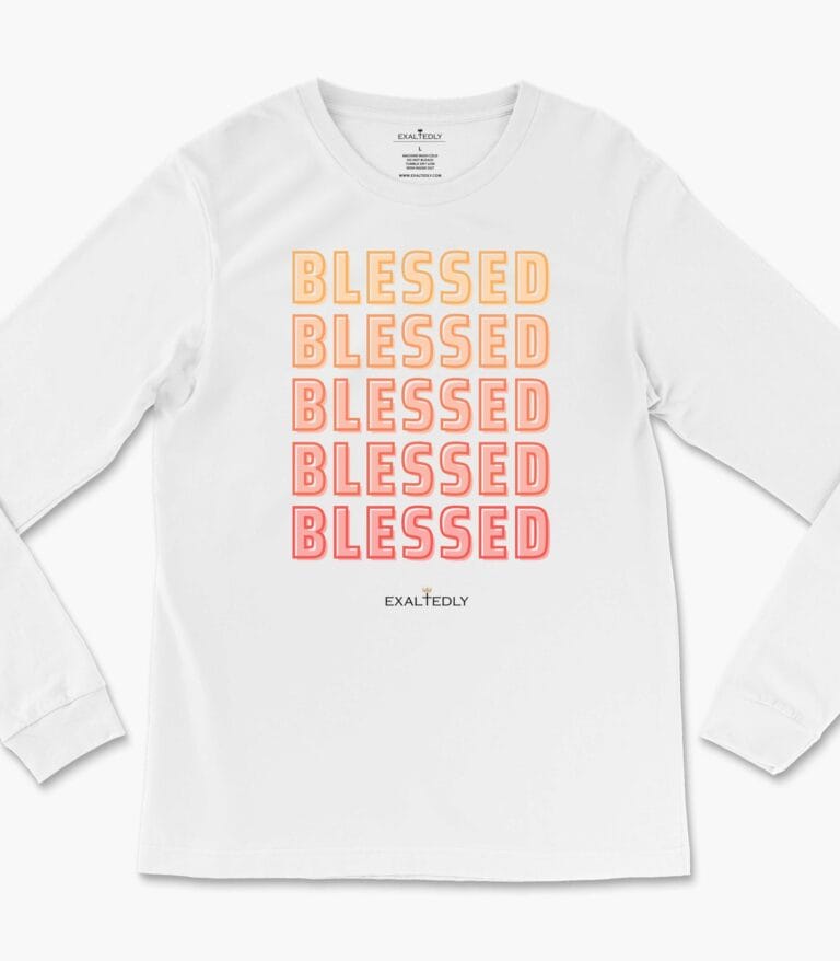 Blessed Stacked Women's Long Sleeve Tee