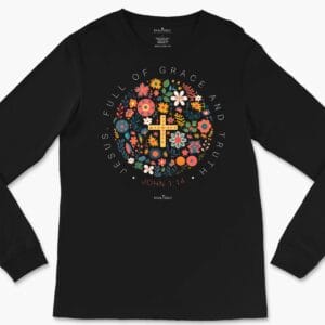 Jesus Full of Grace Women's Long Sleeve Tee