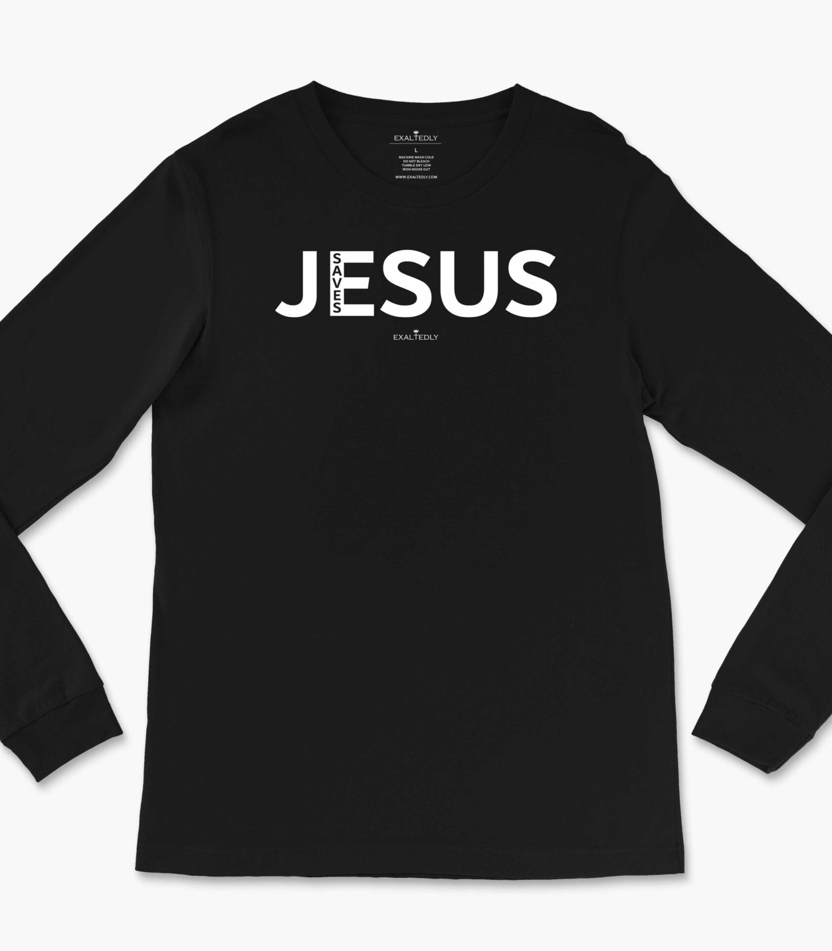 Jesus Saves Unisex Long Sleeve Tee