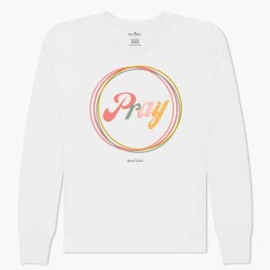 Pray Circles Girl's Long Sleeve Tee