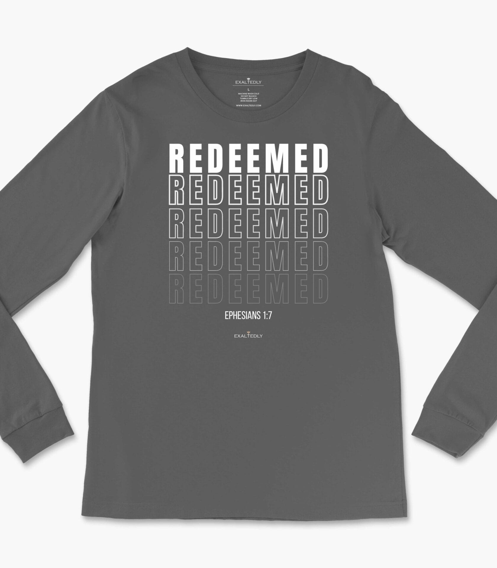 Redeemed Stacked Unisex Long Sleeve Tee