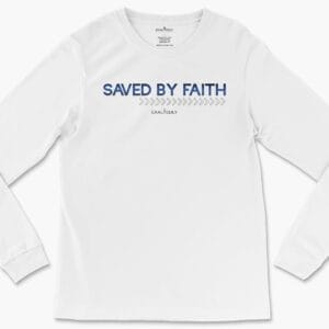 Saved by Faith Unisex Long Sleeve Tee