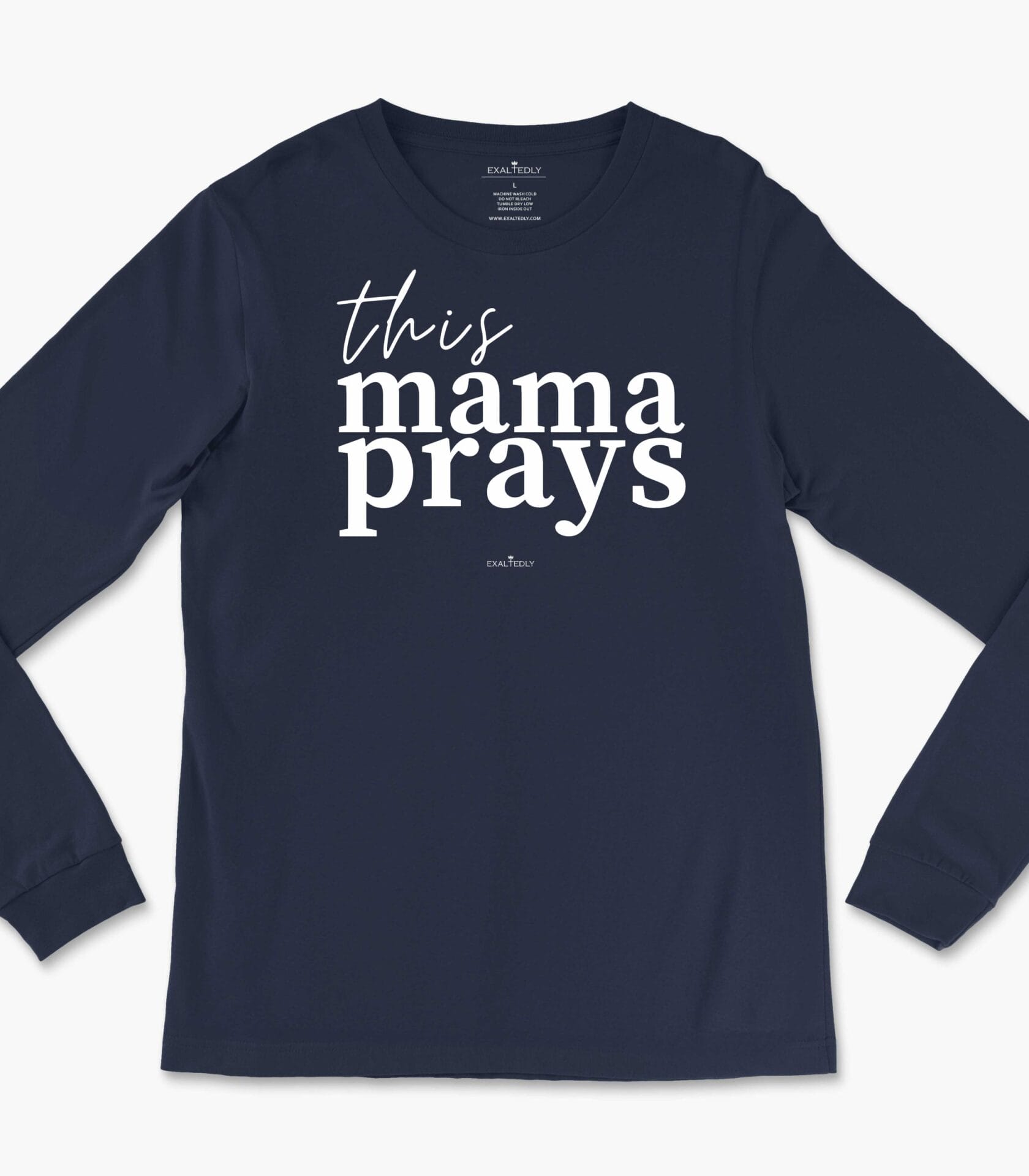 This Mama Prays Women's Long Sleeve Tee