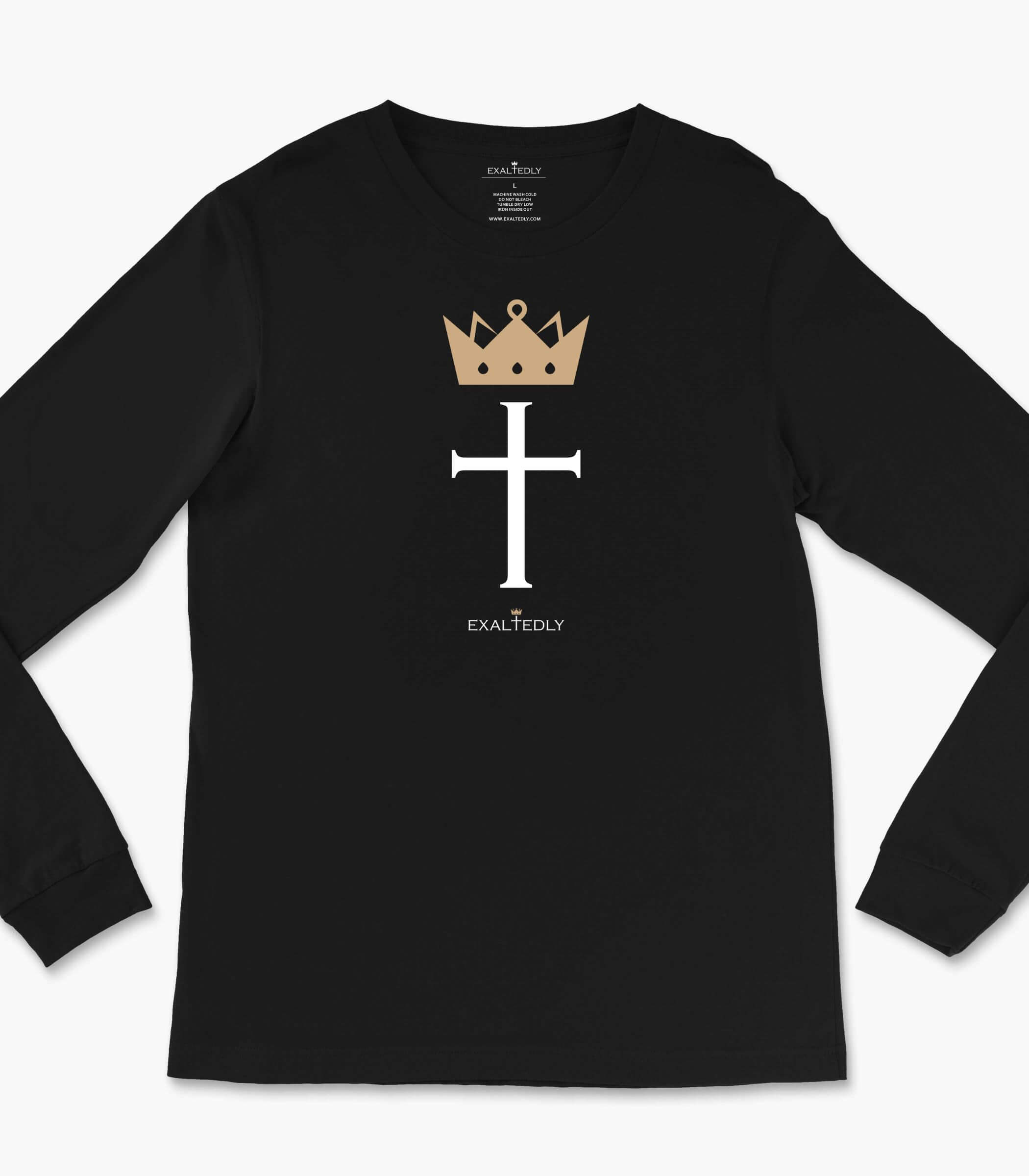 Exaltedly King’s Crest Unisex Long Sleeve Tee