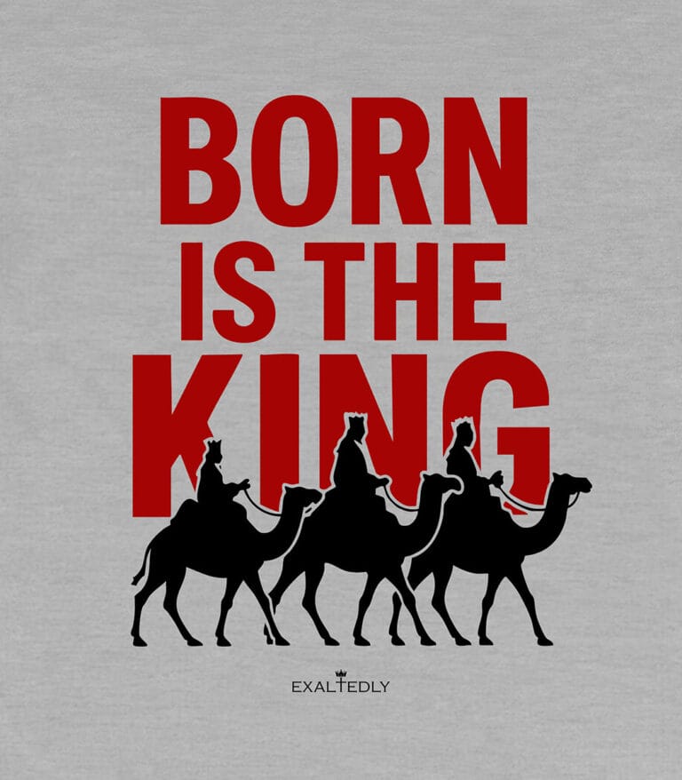 BORN IS THE KING SHORT SLEEVE TEE - Hover