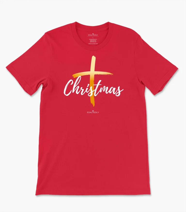 Christmas Cross Short Sleeve Tee