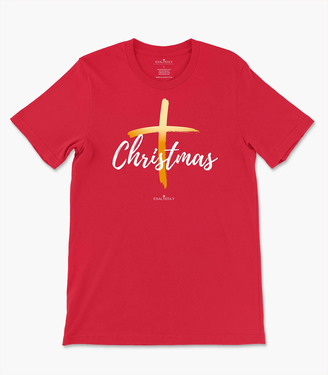Christmas Cross Tee