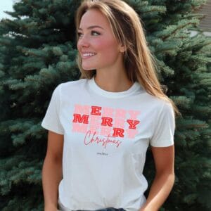Merry Merry Merry Christmas Tee