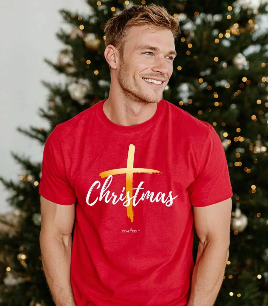 Christmas Cross Tee