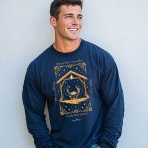 Wonderful Counselor Long Sleeve Christmas Tee