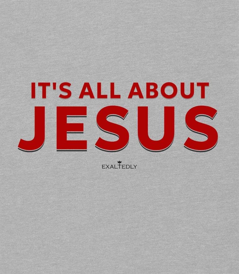 It's All About Jesus Short Sleeve Tee - Hover
